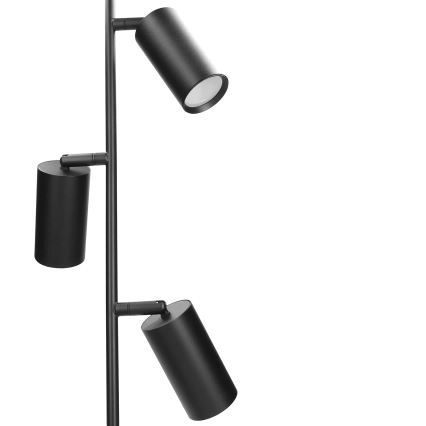 Brilagi - Stojací lampa SELE 3xGU10/30W/230V černá