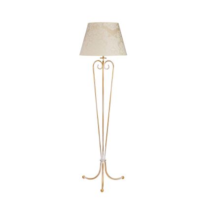 Brilagi - Stojací lampa SONIA 1xE27/15W/230V krémová/patina