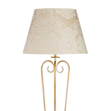Brilagi - Stojací lampa SONIA 1xE27/15W/230V krémová/patina