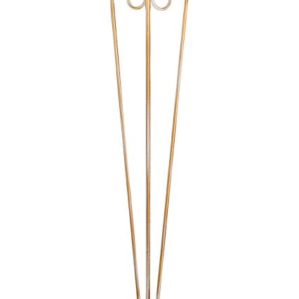 Brilagi - Stojací lampa SONIA 1xE27/15W/230V krémová/patina