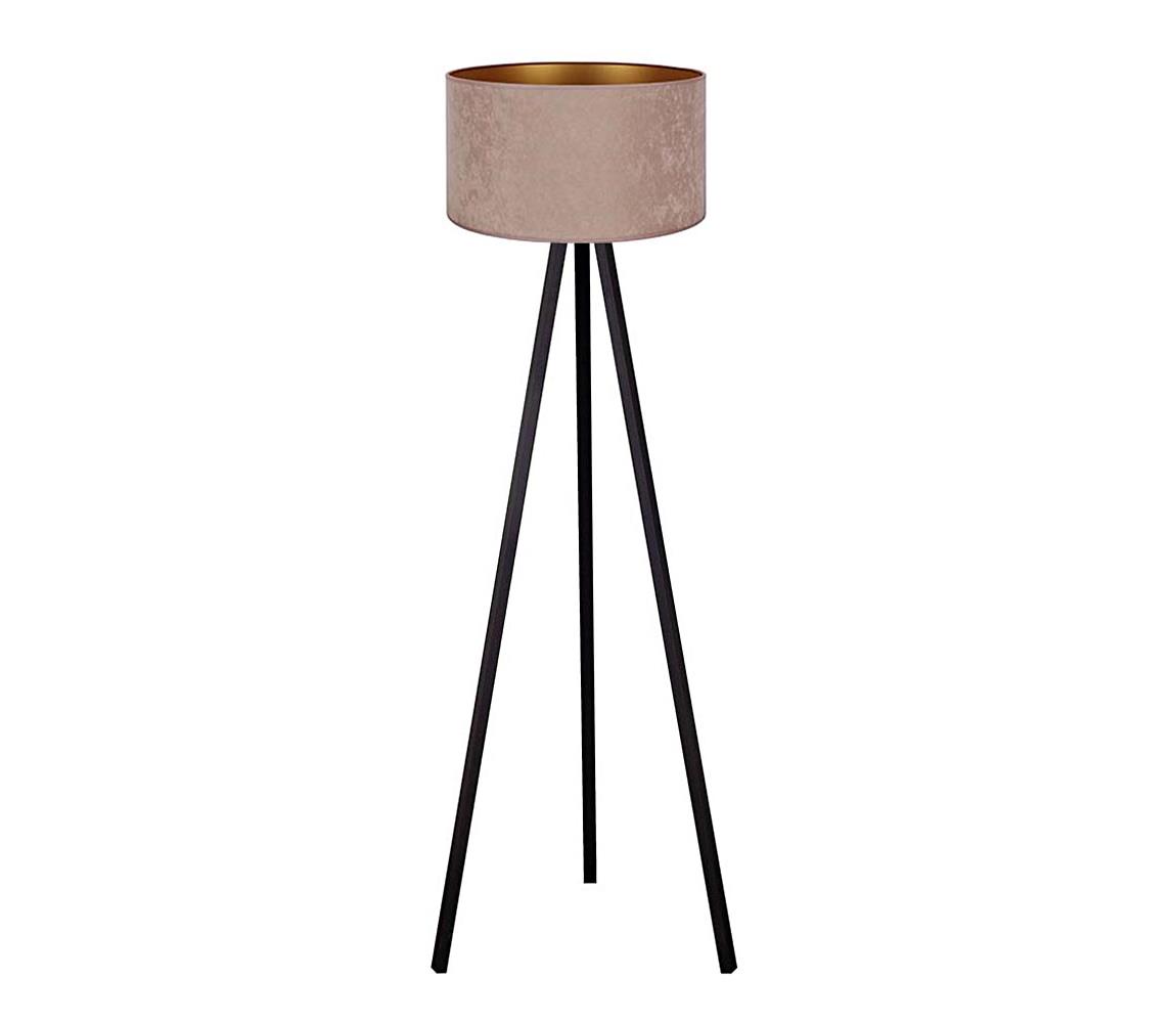 BRILAGI Brilagi - Stojací lampa VELVET 1xE27/60W/230V černá/béžová BG0409