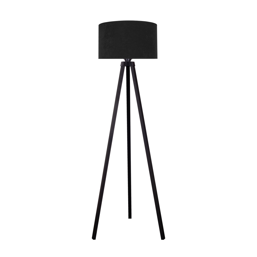 Brilagi - Stojací lampa VELVET 1xE27/60W/230V černá/wenge