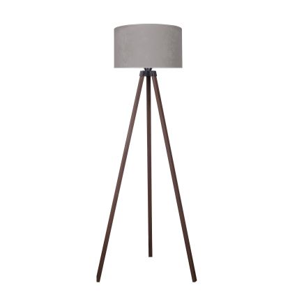 Brilagi - Stojací lampa VELVET 1xE27/60W/230V hnědá/šedá