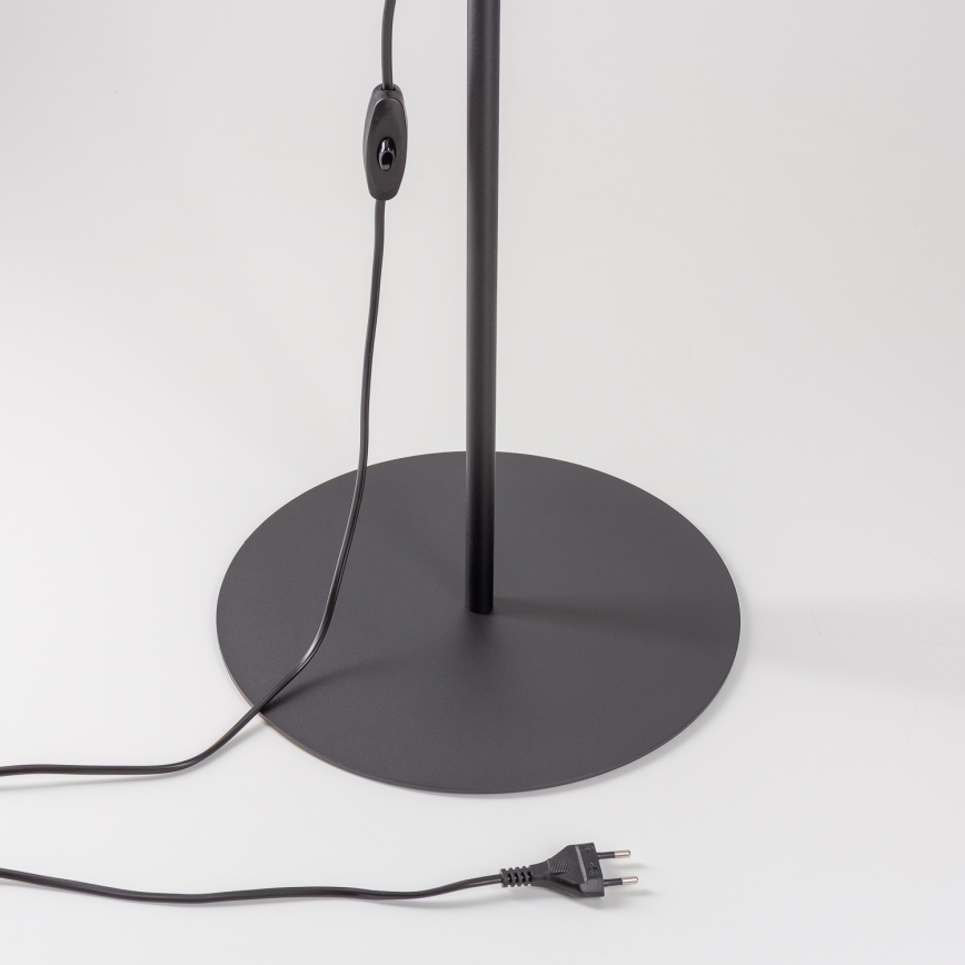 Brilagi - Stojací lampa VULCANO 3xG9/8W/230V černá/kouřová černá
