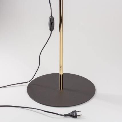 Brilagi - Stojací lampa VULCANO 3xG9/8W/230V zlatá/kouřová béžová