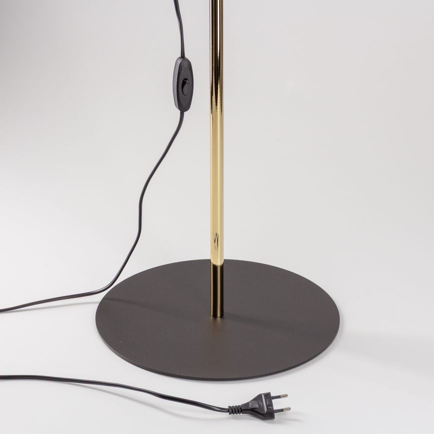 Brilagi - Stojací lampa VULCANO 3xG9/8W/230V zlatá/kouřová béžová