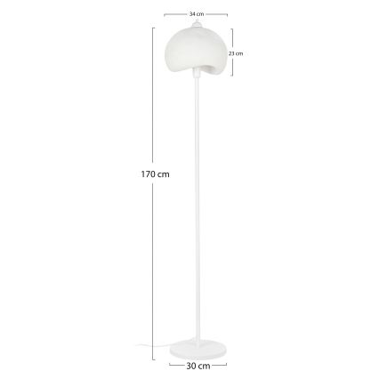 Brilagi - Stojací lampa WABI SABI 1xE27/40W/230V bílá