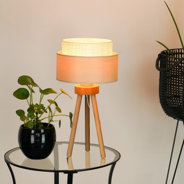 Brilagi - Stolní lampa ARIZONA BOHO 1xE27/15W/230V béžová
