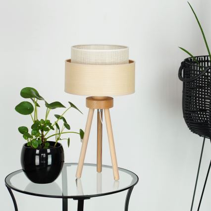 Brilagi - Stolní lampa ARIZONA BOHO 1xE27/15W/230V béžová