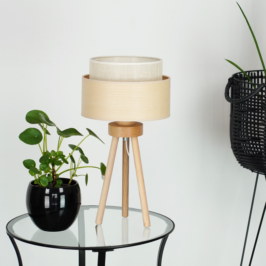 Brilagi - Stolní lampa ARIZONA BOHO 1xE27/15W/230V béžová
