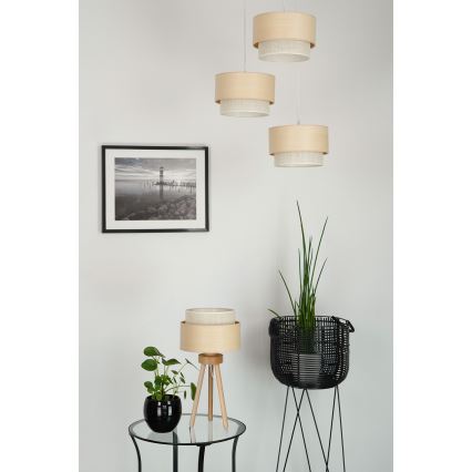 Brilagi - Stolní lampa ARIZONA BOHO 1xE27/15W/230V béžová
