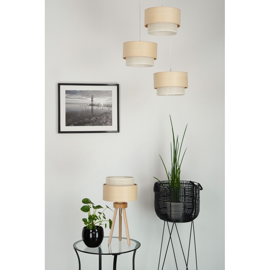 Brilagi - Stolní lampa ARIZONA BOHO 1xE27/15W/230V béžová