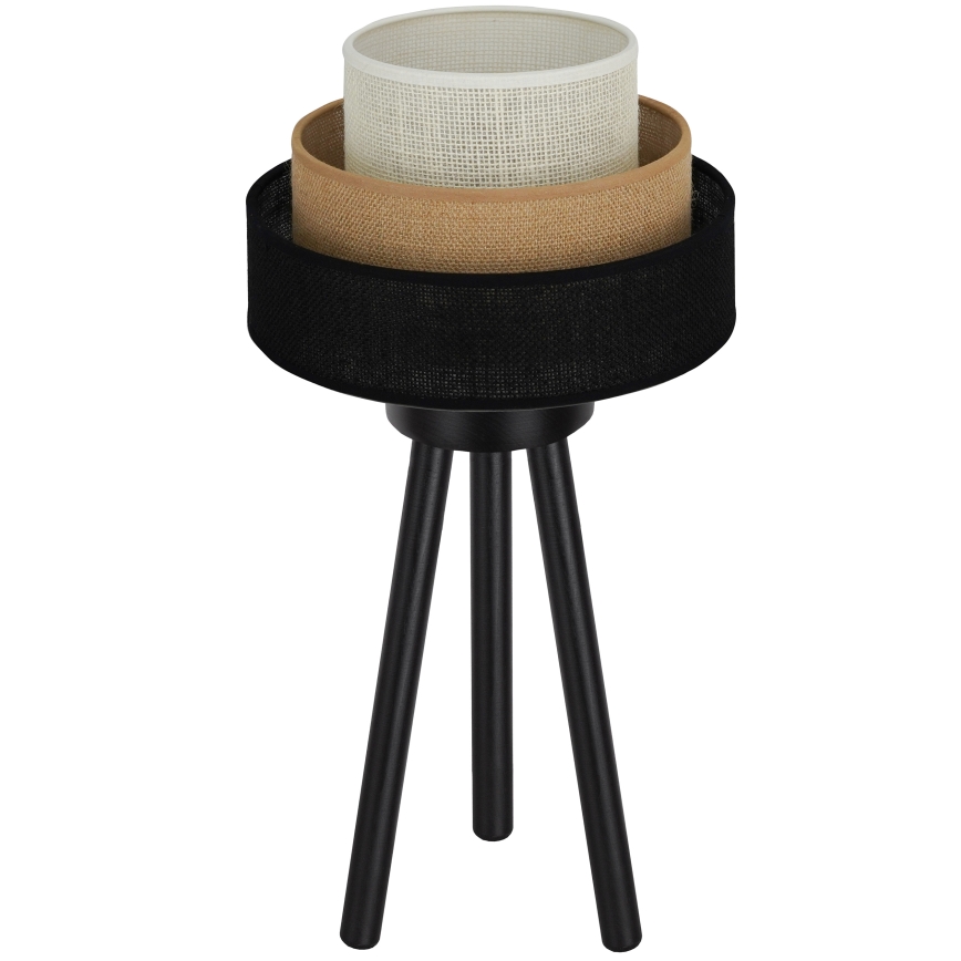 Brilagi - Stolní lampa ASPEN LUNETA 1xE27/15W/230V černá/béžová/krémová