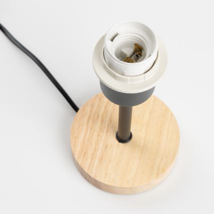 BRILAGI - Dětská stolní lampa BOBO WOOD 1xE27/25W/230V dub/černá/bílá/růžová/baletky