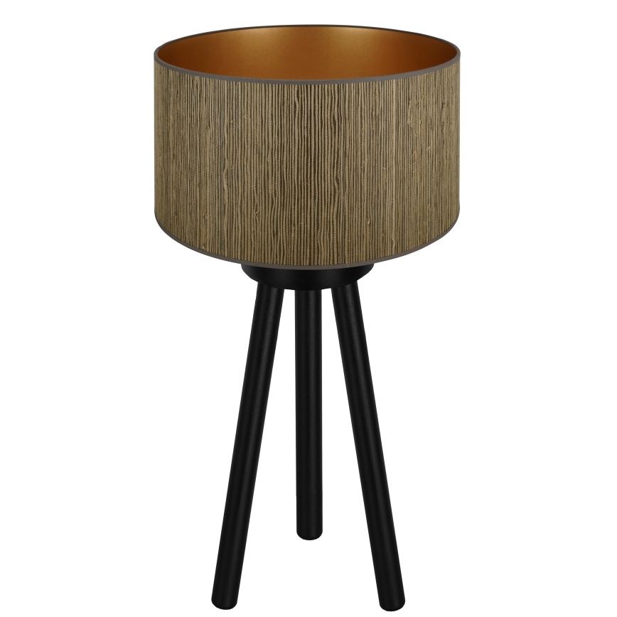 Brilagi - Stolní lampa BOSTON ROLLER 1xE27/15W/230V sláma hnědá/zlatá