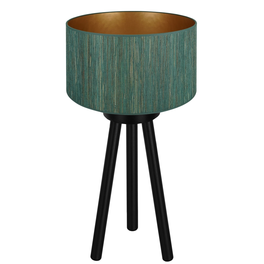 Brilagi - Stolní lampa BOSTON ROLLER 1xE27/15W/230V sláma zelená/zlatá