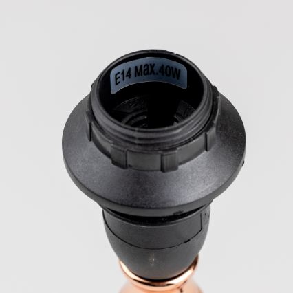 Brilagi - Stolní lampa CERIA 1xE14/40W/230V černá/měděná/bílá