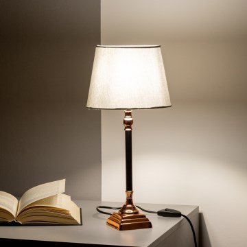 Brilagi - Stolní lampa CERIA 1xE14/40W/230V černá/měděná/šedá