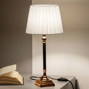 Brilagi - Stolní lampa CERIA 1xE14/40W/230V pr. 25 cm měděná/bílá