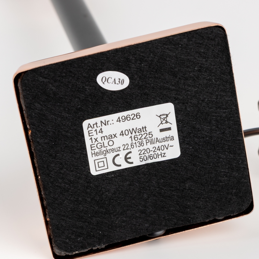 Brilagi - Stolní lampa CERIA 1xE14/40W/230V pr. 25 cm měděná/bílá