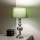 BRILAGI - Stolní lampa CERIA 1xE27/60W/230V pr. 25 cm lesklý chrom/zelená