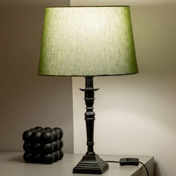 Brilagi - Stolní lampa CERIA 1xE27/60W/230V pr. 30 cm černá/zelená