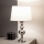 BRILAGI - Stolní lampa CERIA 1xE27/60W/230V pr. 30 cm lesklý chrom/bílá