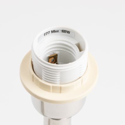 Brilagi - Stolní lampa CERIA 1xE27/60W/230V pr. 30 cm lesklý chrom/černá