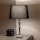 BRILAGI - Stolní lampa CERIA 1xE27/60W/230V pr. 30 cm stříbrná/černá
