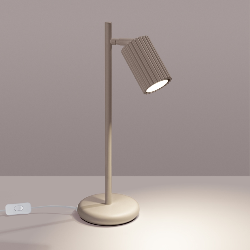 Brilagi - Stolní lampa CRESTO 1xGU10/10W/230V taupe