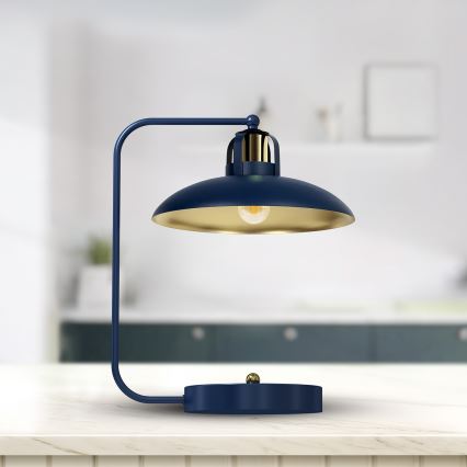 Brilagi - Stolní lampa FLAMENGO 1xE27/60W/230V modrá