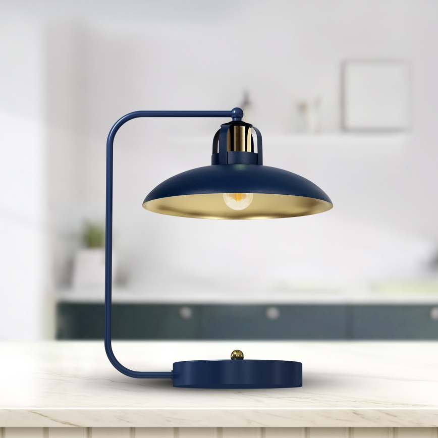 Brilagi - Stolní lampa FLAMENGO 1xE27/60W/230V modrá