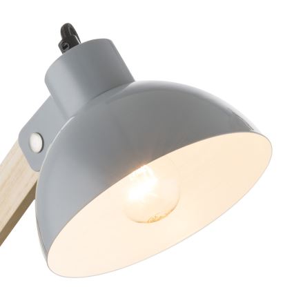 Brilagi - Stolní lampa FOCUS 1xE27/40W/230V šedá
