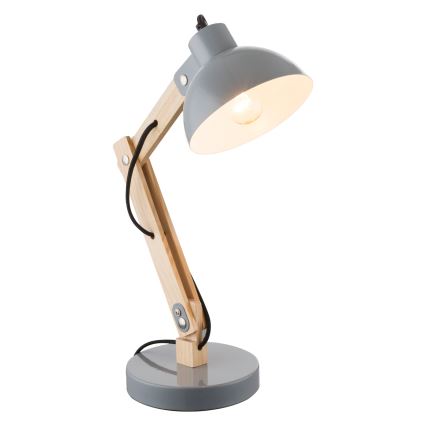 Brilagi - Stolní lampa FOCUS 1xE27/40W/230V šedá