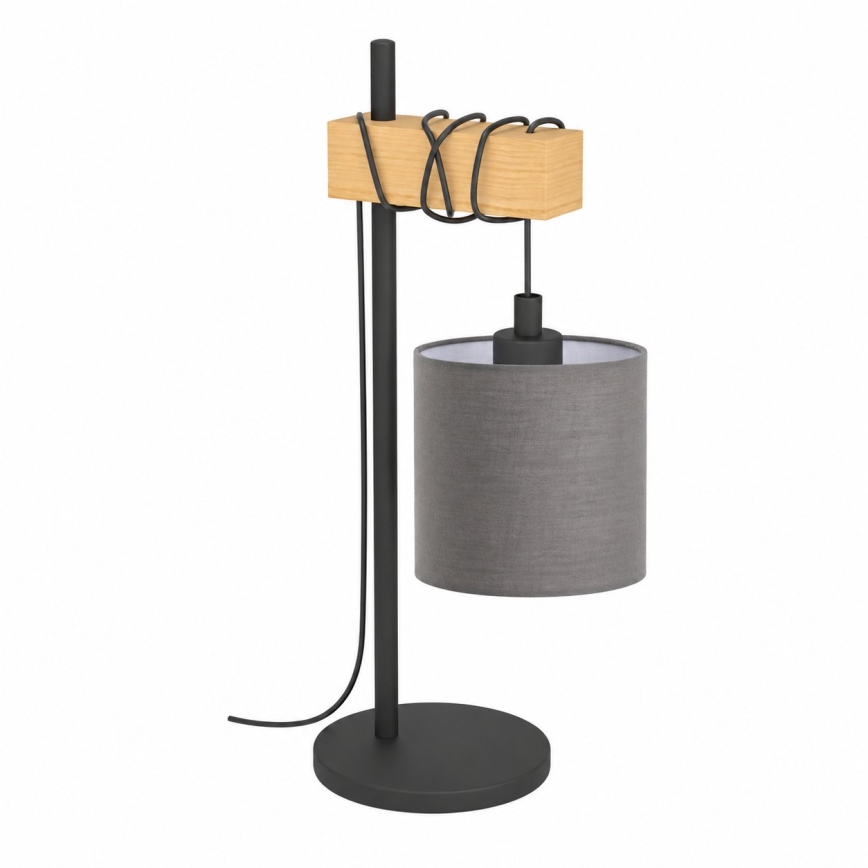 BRILAGI - Stolní lampa NUBILA 1xE27/40W/230V hnědá/černá/antracit