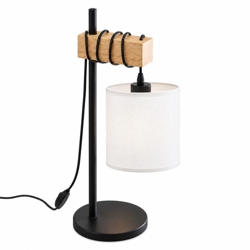 BRILAGI - Stolní lampa NUBILA 1xE27/40W/230V hnědá/černá/bílá