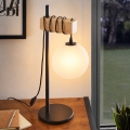 BRILAGI - Stolní lampa NUBILA 1xE27/40W/230V hnědá/černá/bílá