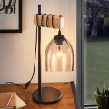 BRILAGI - Stolní lampa NUBILA 1xE27/40W/230V hnědá/černá/kouřová béžová