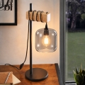 BRILAGI - Stolní lampa NUBILA 1xE27/40W/230V hnědá/černá/kouřová šedá