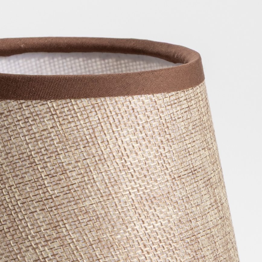 Brilagi - Stolní lampa NUBILA WOOD 1xE27/25W/230V dub/hnědá