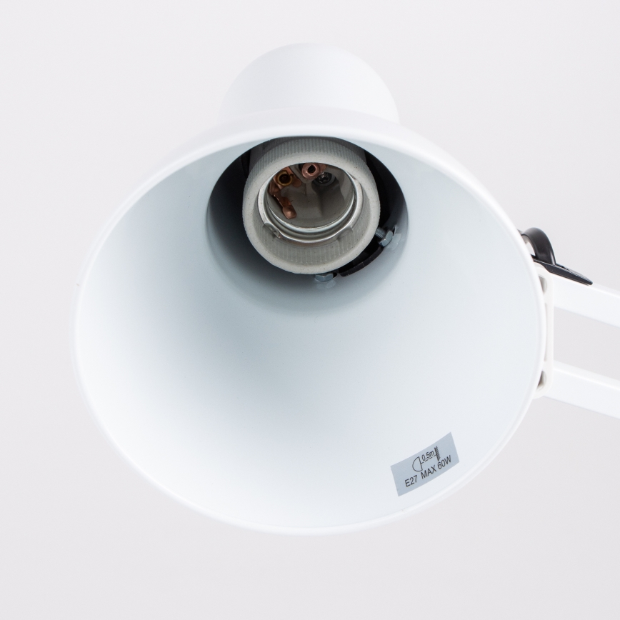Brilagi - Stolní lampa ROMERO 1xE27/60W/230V bílá
