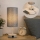 Brilagi - Stolní lampa s USB portem TABLON 1xE27/25W/230V béžová/šedá