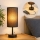 Brilagi - Stolní lampa s USB portem TABLON 1xE27/25W/230V černá