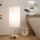 Brilagi - Stolní lampa s USB portem TABLON 1xE27/25W/230V dub/béžová/bílá