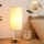 Brilagi - Stolní lampa s USB portem TABLON 1xE27/25W/230V dub/béžová/krémová