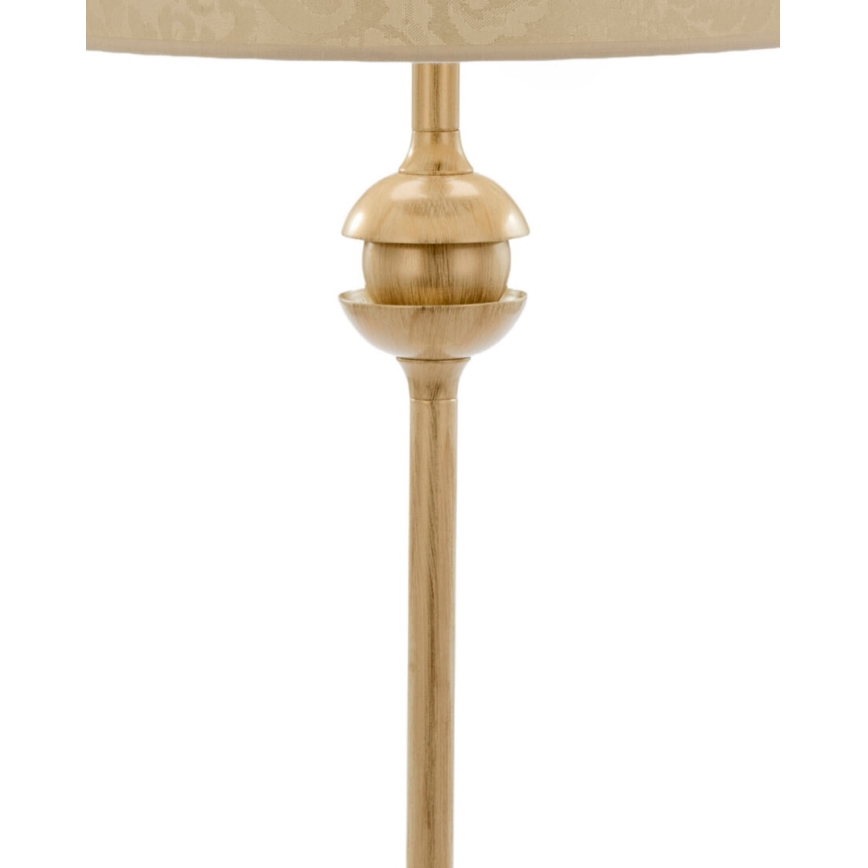 Brilagi - Stolní lampa SAPHIRE 1xE27/15W/230V krémová/zlatá/patina