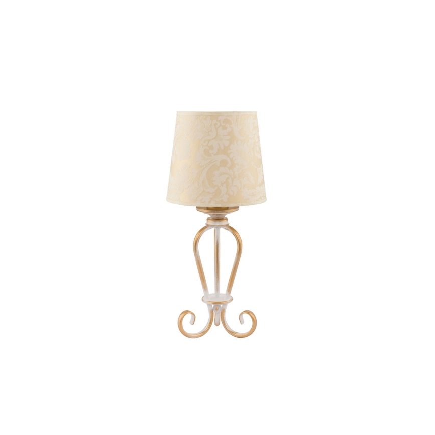 Brilagi - Stolní lampa SONIA 1xE27/15W/230V krémová/patina