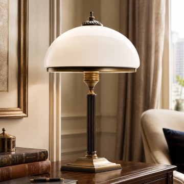 Brilagi - Stolní lampa TAURUS 2xE14/11W/230V bronz
