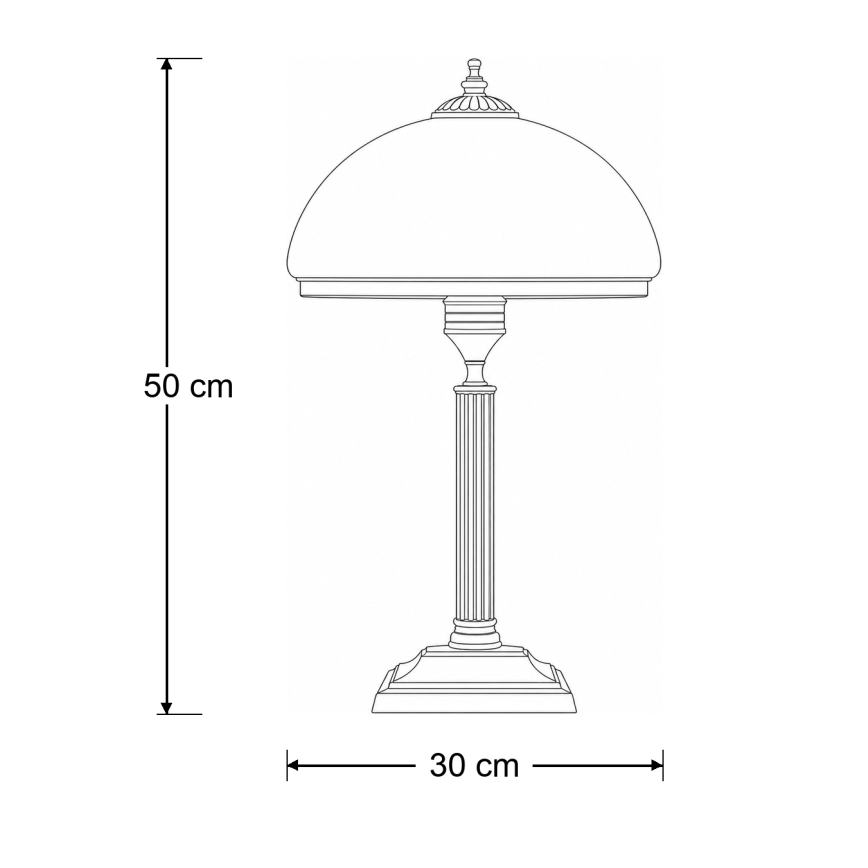 Brilagi - Stolní lampa TAURUS 2xE14/11W/230V bronz