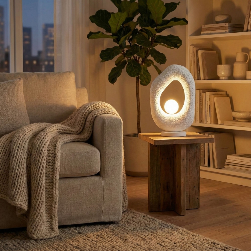 Brilagi - Stolní lampa WABI SABI 1xG9/8W/230V bílá